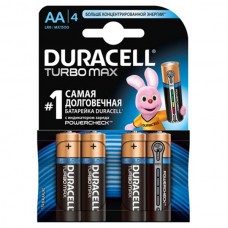 Батарейки DURACELL Turbo Max AA, упаковка 4шт
