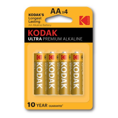 Батарейки Kodak Ultra Premium AA, упаковка 4шт