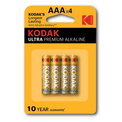 Батарейки Kodak Ultra Premium AAA, упаковка 4шт