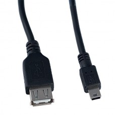 Кабель Perfeo USB AF - mini USB 0.5 м