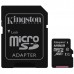 Карта памяти Kingston Canvas Select microSDXC 128 Гб + SD адаптер