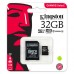 Карта памяти Kingston Canvas Select microSDHC 32 Гб + SD адаптер