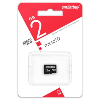 Карта памяти SmartBuy microSD 2 Гб