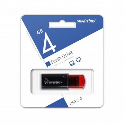 USB Flash SmartBuy 4Gb Click Black
