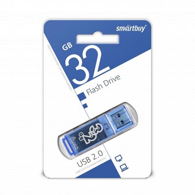 USB Flash SmartBuy 32Gb Glossy series Blue