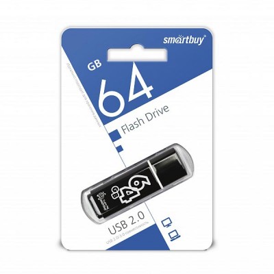 USB Flash SmartBuy 64Gb Glossy series Black