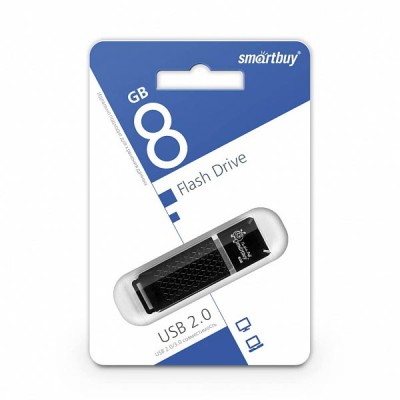 USB Flash SmartBuy 8Gb Quartz series Black