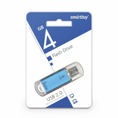 USB Flash SmartBuy 4Gb V-Cut Blue